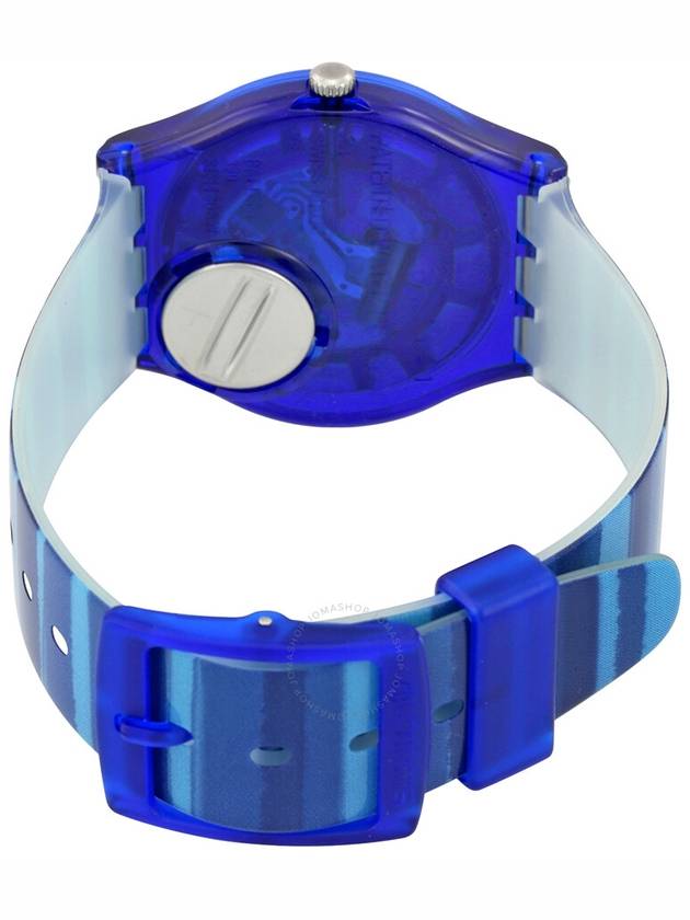 Swatch Linajola Blue Dial Blue Plastic Unisex Watch GN237 - SWATCH - BALAAN 3