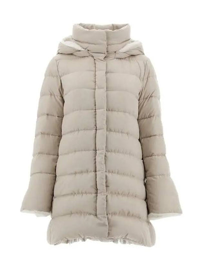 Arendelle Lady Faux Fur Down Padding Light Beige - HERNO - BALAAN 2