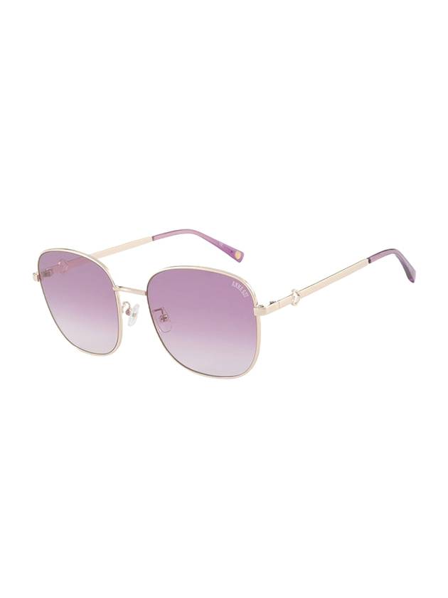 Eyewear Square Metal Sunglasses Purple - ANNA SUI - BALAAN 1