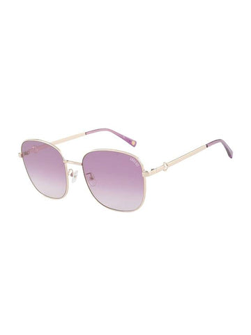 Eyewear Square Metal Sunglasses Purple - ANNA SUI - BALAAN 1