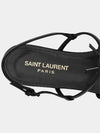 Women's Cassandra Open Sandals Black - SAINT LAURENT - BALAAN 4