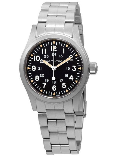 Khaki Field Mechanical Metal Watch Silver - HAMILTON - BALAAN 2