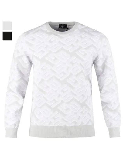 MONOGRAM ROUND NECK MAN`S SWEATERBNSMSW02 - BALLISTIC - BALAAN 2