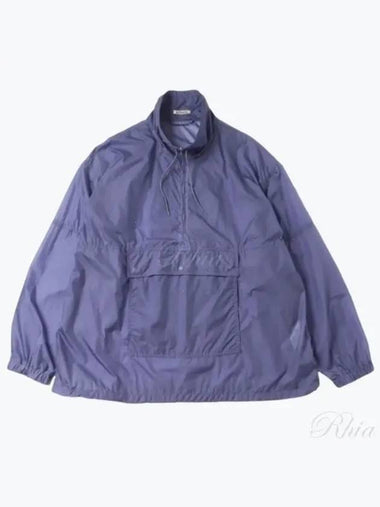 Wash Super Light Airy Nylon Anorak Purple A24AP03SN Washed - AURALEE - BALAAN 1