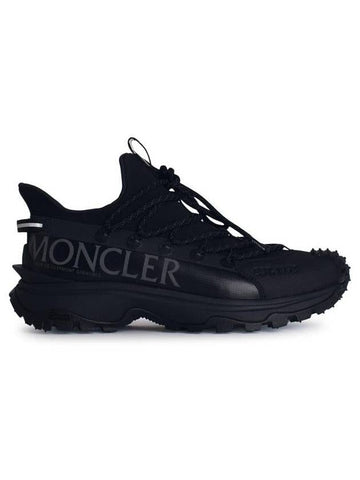 Moncler 'Lite2' Black Tech Fabric Sneakers - MONCLER - BALAAN 1