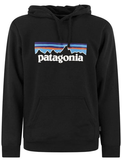 P 6 Logo Uprisal Hoodie Black - PATAGONIA - BALAAN 2