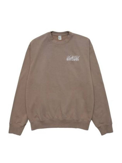 Health Club Cotton Sweatshirt Light Brown - SPORTY & RICH - BALAAN 2