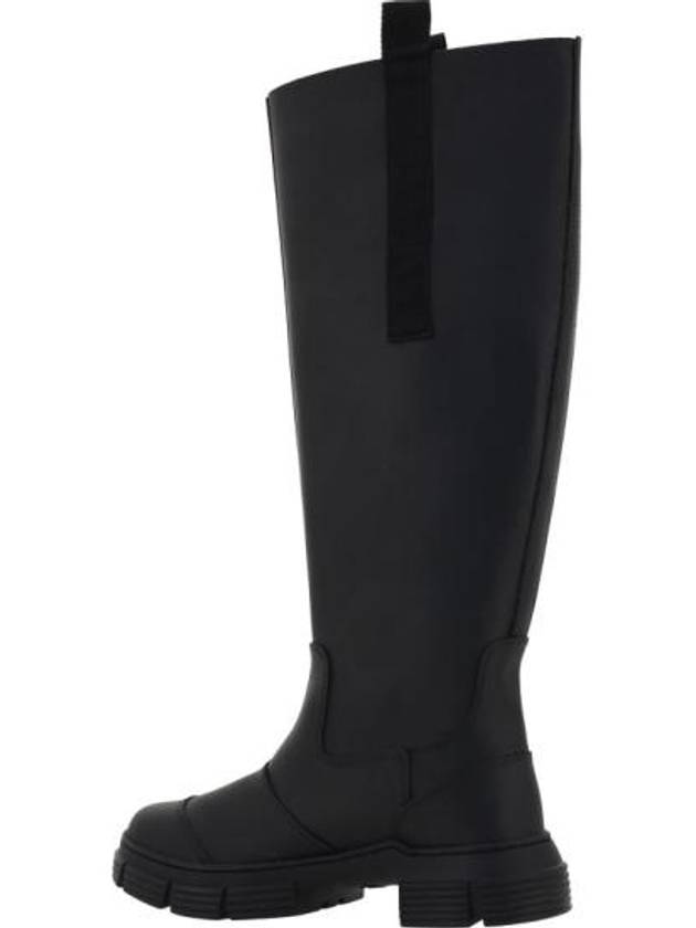 Country Rubber Rain Boots Black - GANNI - BALAAN 4