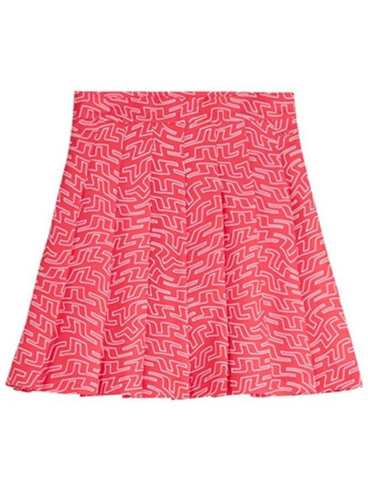 SS Adina Print Skirt Pink Bridge - J.LINDEBERG - BALAAN 1