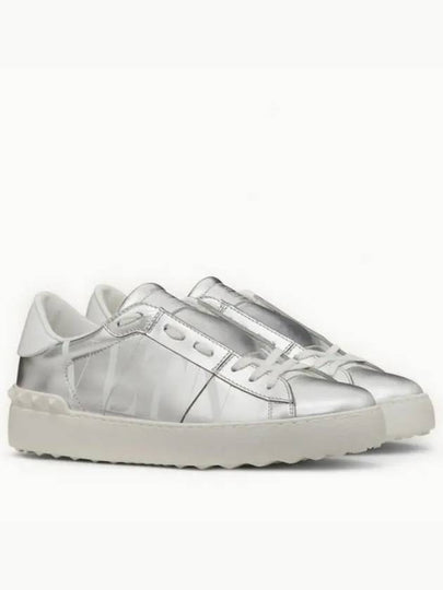 Silver logo hidden sneakers UW2S0781ASZ - VALENTINO - BALAAN 2