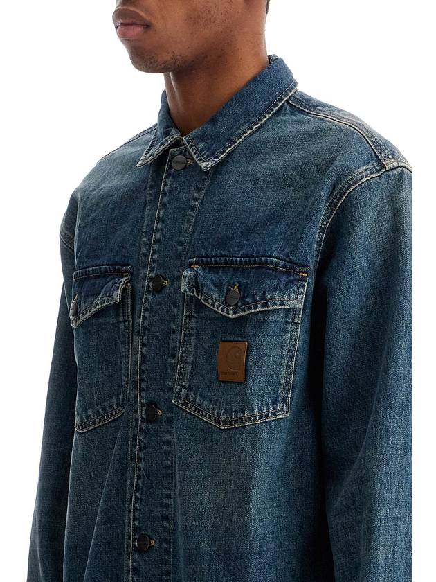 lincoln denim shirt for men - CARHARTT WIP - BALAAN 4