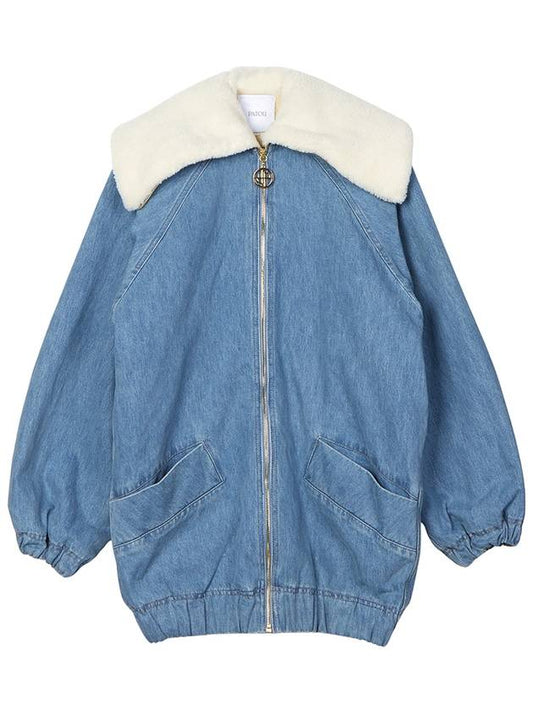 Denim Jacket OU0230008630B Light Blue - PATOU - BALAAN 2