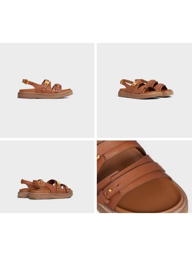 Women s Tipi Triomphe Sandals Tan 359813766C - CELINE - BALAAN 1