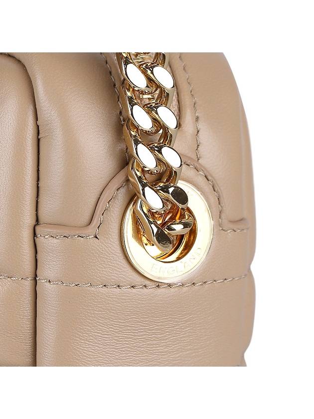 Women's Lola Quilted Mini Camera Cross Bag Haute Beige - BURBERRY - BALAAN 9