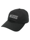 Logo Ball Cap Black - GANNI - BALAAN 2