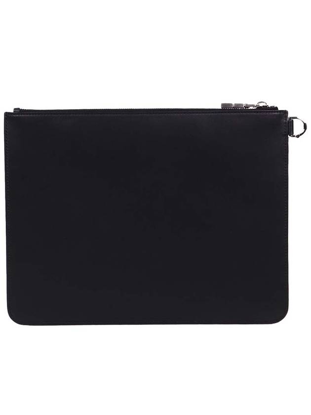 Leather Large Clutch Bag Black - GIVENCHY - BALAAN 3