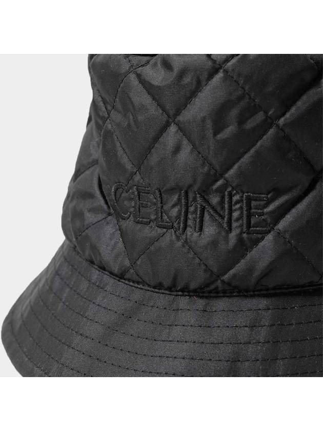 lightweight nylon bucket hat black - CELINE - BALAAN 5