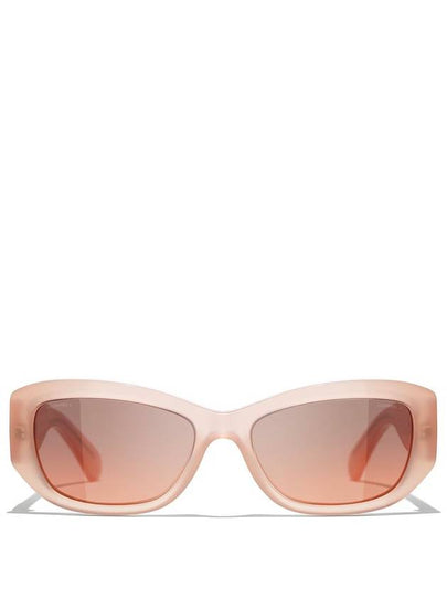 Eyewear CC Logo Sunglasses Coral - CHANEL - BALAAN 2