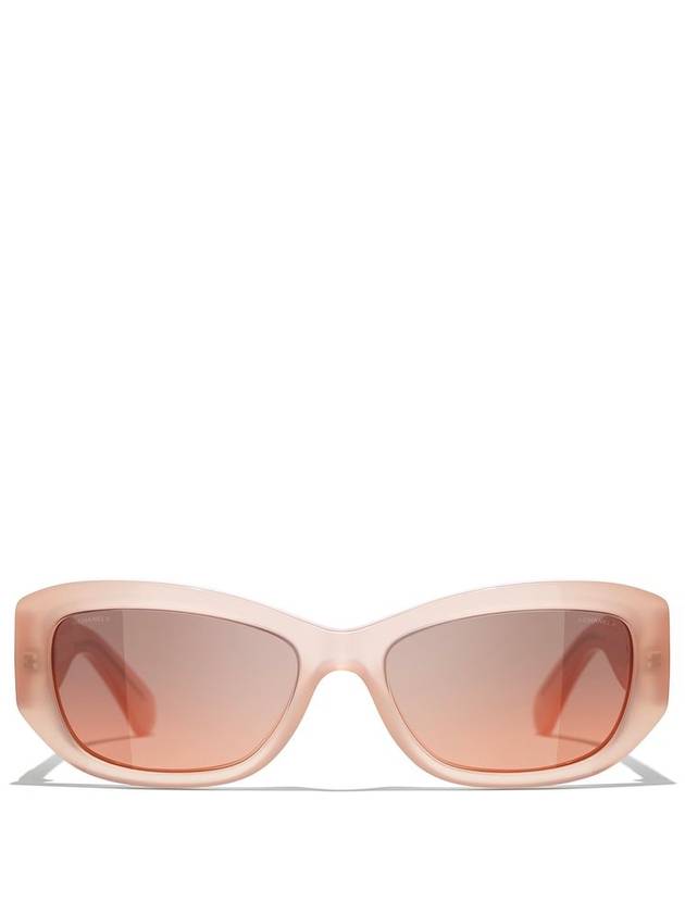 Eyewear CC Logo Sunglasses Coral - CHANEL - BALAAN 2