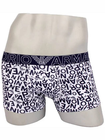 Armani Panties Underwear Men's Underwear Draws 3R508 Tech Logo White - CALVIN KLEIN - BALAAN 1