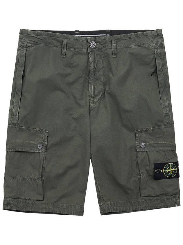 Cargo Bermuda Shorts Green - STONE ISLAND - BALAAN 10