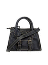 Edith Mini Shoulder Tote Bag Black - CHLOE - BALAAN 1