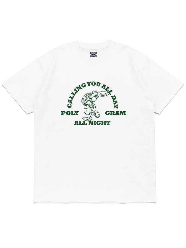 CALLING BUNNY T SHIRTS WHITE - POLYGRAM - BALAAN 3