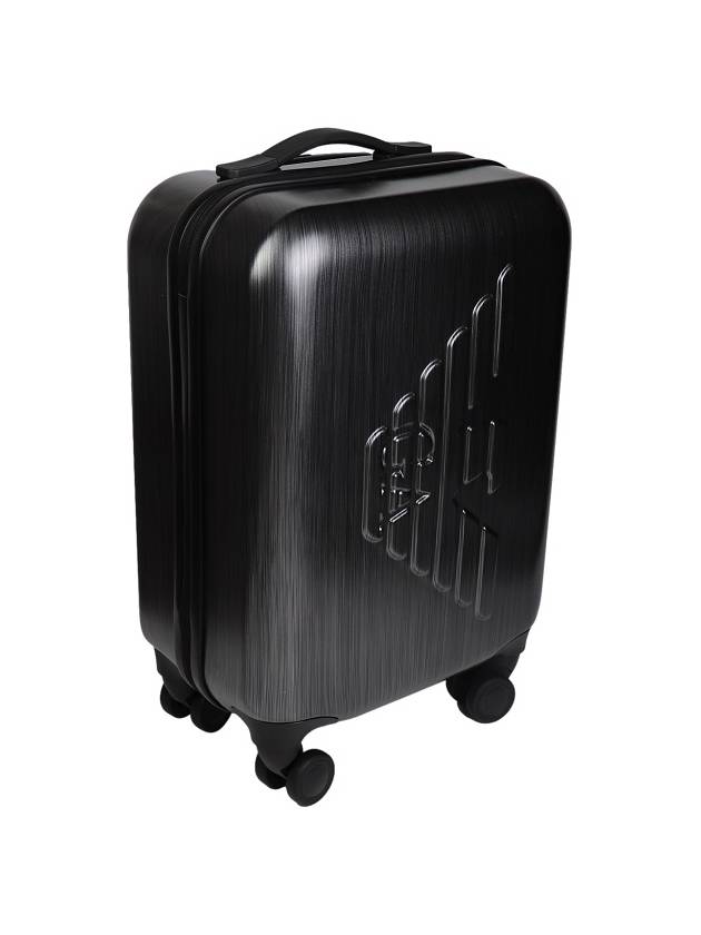 Plastic Luggage Bag Black - EMPORIO ARMANI - BALAAN.