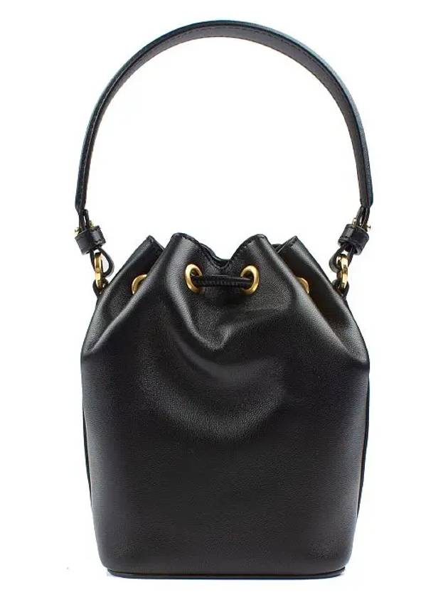 V Logo Signature Bucket Bag Black - VALENTINO - BALAAN 4