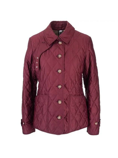 Fernelli quilted slim fit jacket - BURBERRY - BALAAN 1