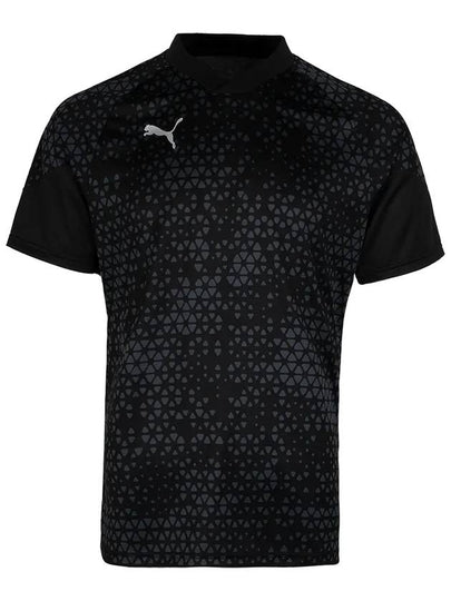 Team Cup Training Jersey Short Sleeve T-Shirt Black - PUMA - BALAAN 2