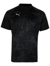 Team Cup Training Jersey Short Sleeve T-Shirt Black - PUMA - BALAAN 1