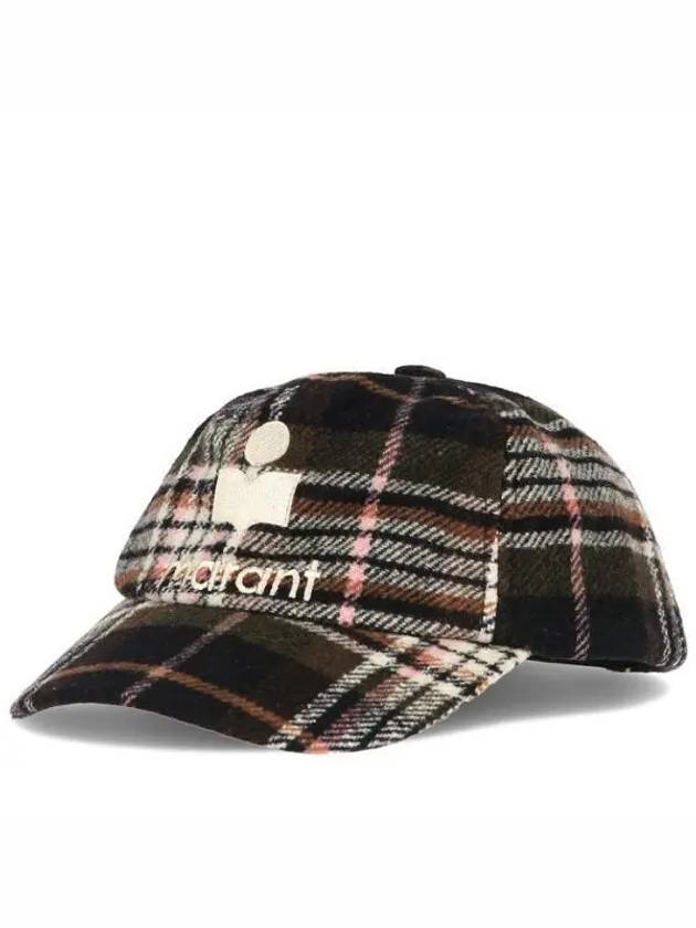 Tyron Check Ball Cap Black - ISABEL MARANT - BALAAN 2