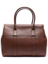 Bayswater Grain Small Classic Leather Tote Bag Brown - MULBERRY - BALAAN 5