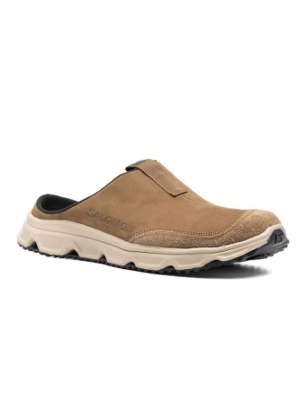 RX Advanced Leather Mule Slippers Kangaroo Safari - SALOMON - BALAAN.