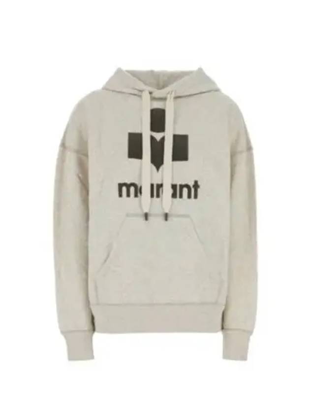 Mansel Logo Hoodie Faded Beige - ISABEL MARANT - BALAAN 2