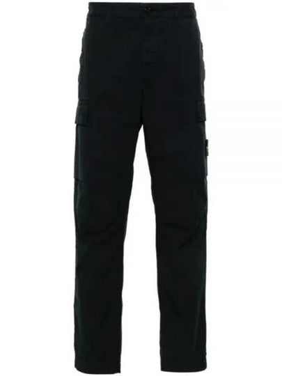 Supima Cotton Twill Stretch TC Straight Pants Navy - STONE ISLAND - BALAAN 2