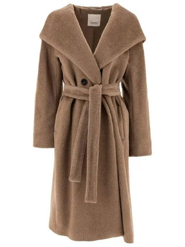 Max Mara S Women ELIANA Teddy Coat Honey 2429016183600 035 - S MAX MARA - BALAAN 1