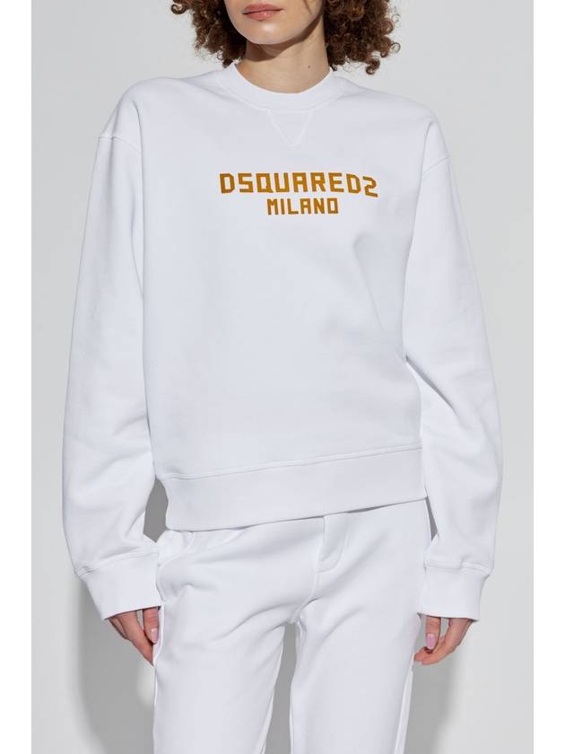 Dsquared2 Sweatshirt With Logo, Women's, White - DSQUARED2 - BALAAN 3