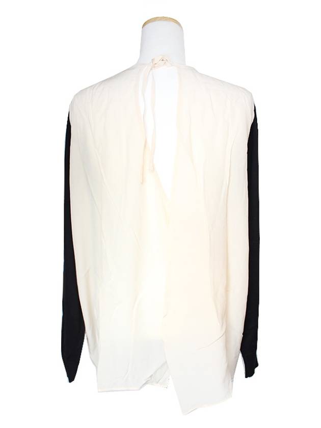 Two tone silk blouse 66 - SANDRO - BALAAN 2