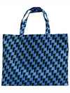 Diane Logo Penguin Pattern Tote Bag Pale Blue - A.P.C. - BALAAN.
