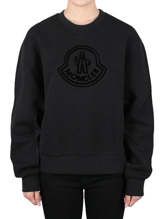 Genius Logo Sweatshirt 8G00028 809KX 999 - MONCLER - BALAAN 2