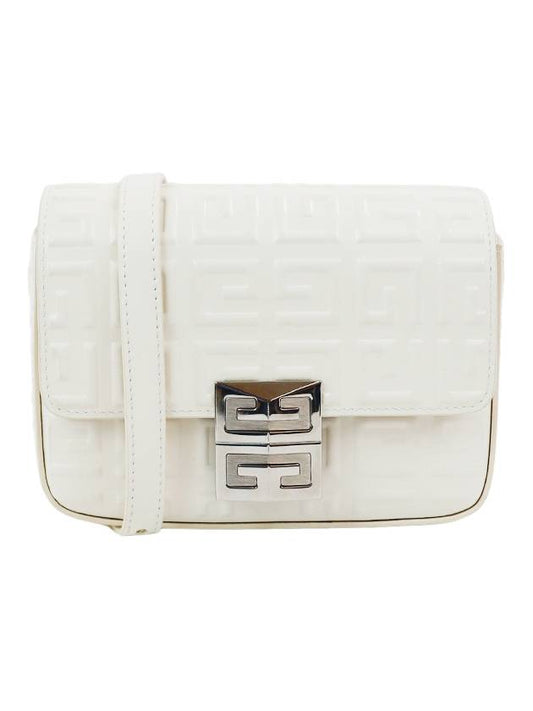 4G Box Shoulder Bag White - GIVENCHY - BALAAN.