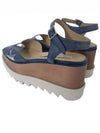 Women's Platform Denim Sandals Blue - STELLA MCCARTNEY - BALAAN 5