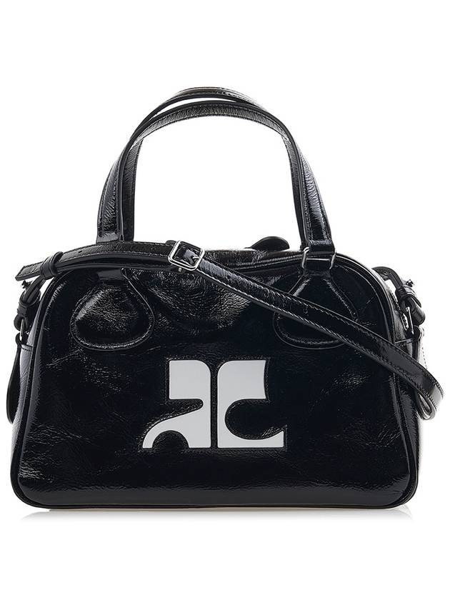 Logo Reedition Naplock Bowling Tote Bag Black - COURREGES - BALAAN 2