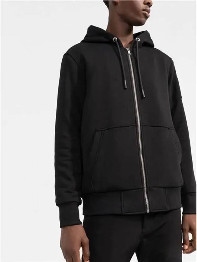 Classic Bunny Zip Up Hoodie White Lining Black - MOOSE KNUCKLES - BALAAN 5