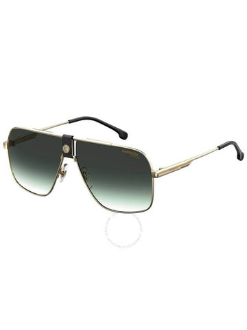 Carrera Green Shaded Navigator Unisex Sunglasses CARRERA 1018/S 02M2/9K 63 - CARRERA - BALAAN 1