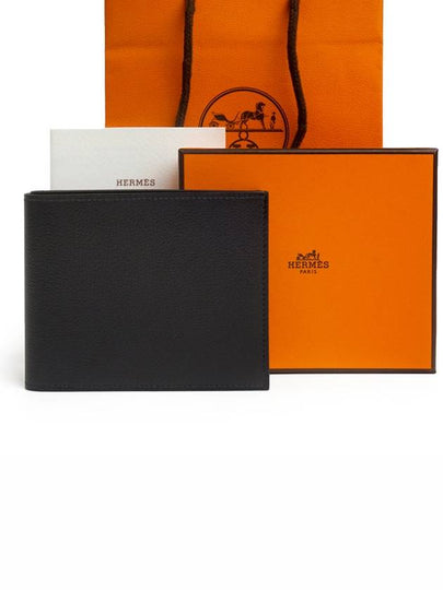 Citizen Twill Card Wallet Noir - HERMES - BALAAN 2