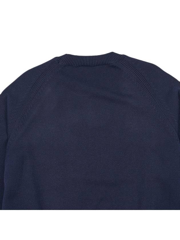 monogram logo knit top navy - MONCLER - BALAAN 9