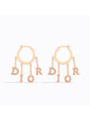 Revolution Earrings Gold Pink - DIOR - BALAAN 2